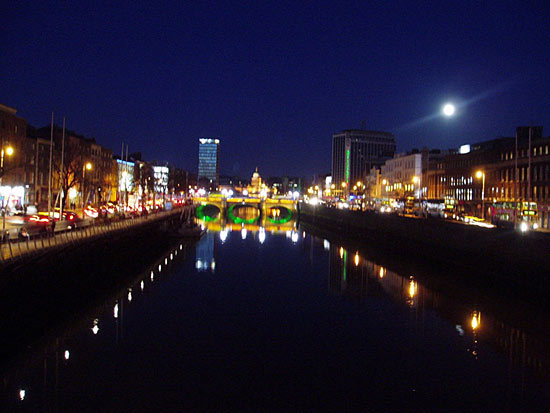 Dublin by night