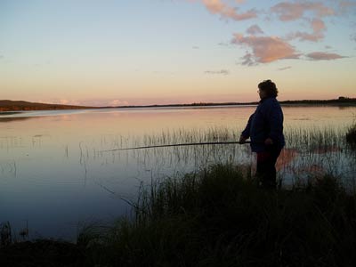 Ongintaa Vaattojärvellä